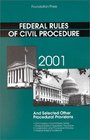 Federal Rules of Civil Procedure 2001