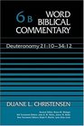 Word Biblical Commentary Vol 6b Deuteronomy 21103412