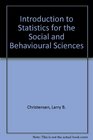 Introduction to Statistics for the Social and Behavioral Sciences
