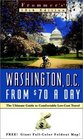 Frommers Washington DC from 70 a Day