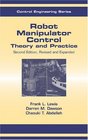 Robot Manipulator Control Theory and Practice Second Edition
