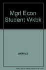 Mgrl Econ Student Wkbk