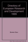Directory of European Research and Development 1995