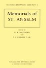 Memorials of St Anselm