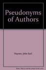 Pseudonyms of Authors