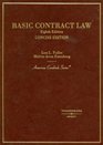 Fuller And Eisenberg Basic Contract Law CONCISE EIGHTH EDITION