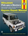 Haynes Repair Manual Mitsubishi Pickups Montero 19831996