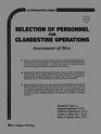 Selection of Personnel for Clandestine Operations Assessment of Men