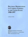Doctoral Dissertations on Catholic Schools 19881997