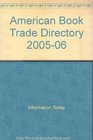 American Book Trade Directory 20052006