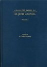 Collected Papers of Sir James Lighthill