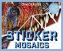 Sticker Mosaics Dinosaurs Puzzle Together 12 Unique Prehistoric Designs
