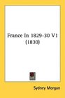 France In 182930 V1