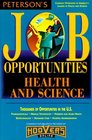 Peterson's Job Opportunities Health and Science