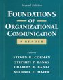 Foundations of Organizational Communication A Reader
