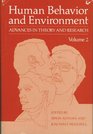 Human Behavior and Environment Advances in Theory and Research Volume 2