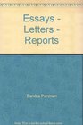 Essays  Letters  Reports