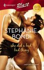 She Did a Bad, Bad Thing (Million Dollar Secrets, Bk 1) (Harlequin Blaze, No 338)