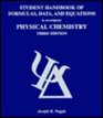 Students Handbook of Formulas Data and Equations for Physical Chemistry