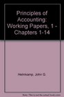 Principles of Accounting Working Papers 1