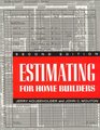 Estimating for Home Builders
