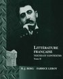 Littrature Francaise Textes Et Contextes Tome II