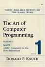 The Art of Computer Programming Volume 1 Fascicle 1  MMIX  A RISC Computer for the New Millennium