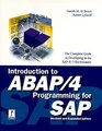 Introduction to ABAP/4 Programming for SAP Revised and Expanded Edition