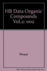 Hdbk of Data on Organic Compounds