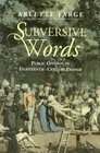 Subversive Words Public Opinion in 18th Century France