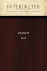 Interpreter A Journal of Mormon Scripture Volume 22