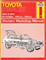 TOYOTA STARLET OWNERS WORKSHOP MANUAL
