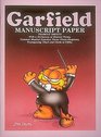 Garfield Manuscript Paper 9 inch X 12 inch