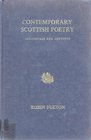 Contemporary Scottish poetry Individuals and contexts