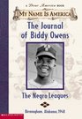 The Journal of Biddy Owens: The Negro Leagues, Birmingham, Alabama, 1948 (Dear America)