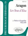 Etude sur Aragon Les yeux d'Elsa