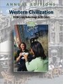 Annual Editions Western Civilization Volume 2 Early Modern through the 20th Century 14/e