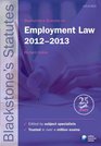 Blackstone's Statutes on Employment Law 20122013