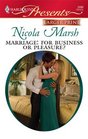 Marriage For Business or Pleasure