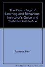 Psychology Learning  Behavior Test Item File