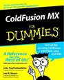 ColdFusion MX for Dummies