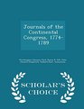 Journals of the Continental Congress 17741789  Scholar's Choice Edition