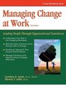 Managing Change at Work Leading People Through Organizational Transitions
