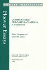 Communism in SubSaharan Africa A Reappraisal