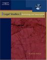 Legal Studies Terminology  Transcription
