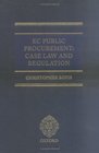 EC Public Procurement Case Law and Regulation