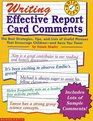 Quick Tips: Writing Effective Report Card Comments (Grades 1-6)