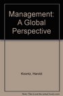 Management A Global Perspective