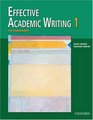 Effective Academic Writing 1 The Paragraph