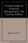 Fundamentals of Financial Management  Study Guide The Concise Edition